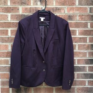 H&M plus size Blazer in purple plum